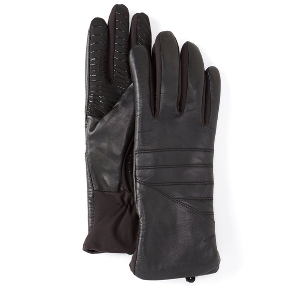 Ur Powered Leather Moto Fleece Lined Gloves S/M - Picture 2 of 16